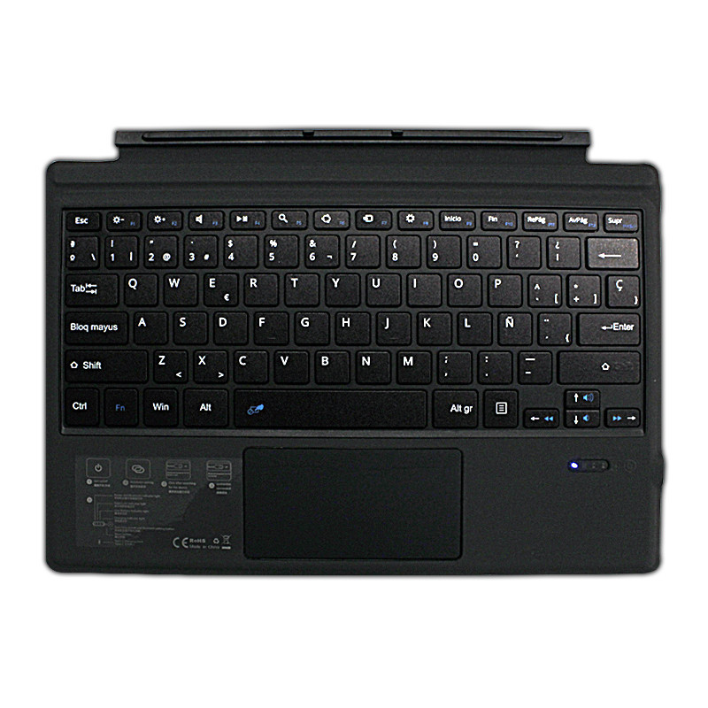 Teclado bluetooth 5.0 con touchpad para Tablets Microsoft Surface